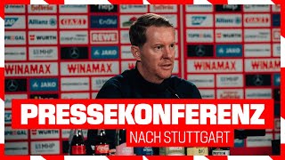 SCHULTZ quotViel in der Defensive investiertquot  VfB Stuttgart  1 FC Köln  Pressekonferenz [upl. by Lenehc]