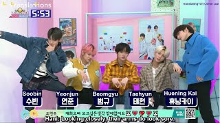 ENG SUB 201119 TOMORROW X TOGETHER TXT  Tok Tok Boni Hani Show  FULL [upl. by Akcemat]