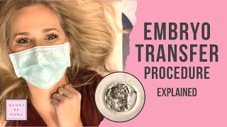 Embryo Transfer Procedure explained [upl. by Restivo982]