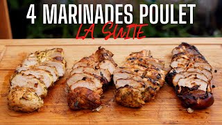 4 MARINADES EXPRESS POUR LE POULET  2e partie  FOOD IS LOVE [upl. by Kunin]