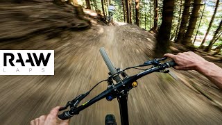 Adrenaline Rush GoPro POV on Champerys Insane World Cup Downhill Track  RAAW Laps [upl. by O'Driscoll329]