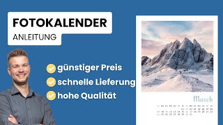 Fotokalender gestalten für 2025  Anleitung amp bester Anbieter [upl. by Purcell]