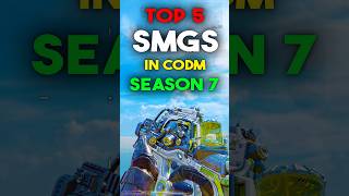 TOP 5 Best SMGs in CODM 🔥 [upl. by Erick]