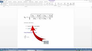 Comment écrire des équations fraction formules mathématiques très facilement sur Word  EquatIO [upl. by Charpentier]