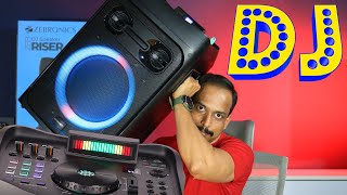 ZEB RISER DJ SPEAKER MALAYALAM REVIEW [upl. by Nanny879]