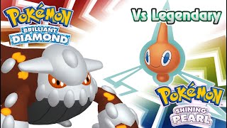 Pokémon Brilliant Diamond amp Shining Pearl  Heatran Regigigas Battle Music [upl. by Laven698]