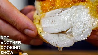 how to make the JUICIEST ROASTED CHICKEN BREASTS with pan sauce [upl. by Honan581]