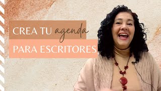 Cómo CREAR una AGENDA para ESCRITORES con Canva [upl. by Dnomal269]