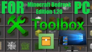 HOW TO USE MCPE TOOLBOX FOR PC  Tutorial 121  Minecraft Toolbox For Laptop amp PC [upl. by Becca]