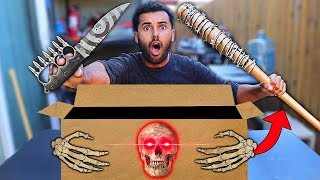 I Bought A Dark Web WEAPONS Mystery Box 2 SCARIEST BOX OF ALL TIME [upl. by Anaeda113]