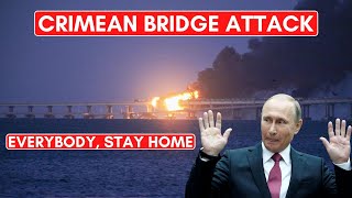 CRIMEAN BRIDGE ATTACK News And Aftermath [upl. by Nomzed]