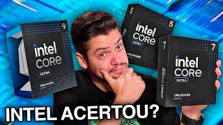 LANÇAMENTO dos INTEL CORE ULTRA 200K pra PC QUAIS as NOVIDADES e a PERFORMANCE VALE a PENA [upl. by Howlyn196]