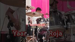 YaarVeetilRoja 2nd BGM drumcover karthikrhythmate rhythmatedrumsacademy [upl. by Karoly]