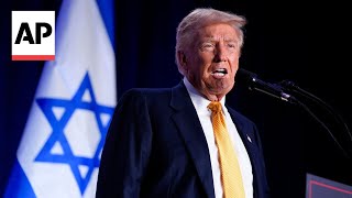 Trump says hell be the best friend Jewish Americans have ever had as president [upl. by Tuckie]