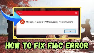 How To Fix Ghost Of Tsushima DIRECTORs CUT F16C Error On PC [upl. by Ilrebmik18]