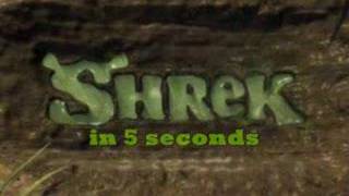 shrek 1 in 5 seconds [upl. by Otinauj]