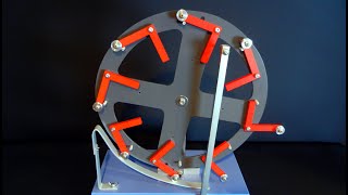 Overbalanced wheel with cornershaped weights [upl. by Icnan]