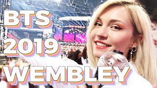 My Full BTS LONDON WEMBLEY Concert Experience 2019  Day 2 VLOG Speak Yourself [upl. by Lexie]