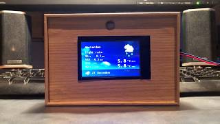 ESP8266 weather  forecast station with a Nextion display [upl. by Ilojne]