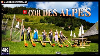 Moléson 4K 🇨🇭 Scenic Road Trip to Moléson Fribourg amp Traditional Alphorn Concert La Gruyères Ep1 [upl. by Quinta]