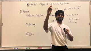 MCAT Biochemistry Chapter 1 Amino Acids Peptides and Proteins Part 1 [upl. by Latona]