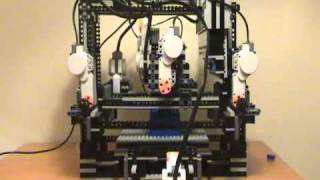 MakerLegoBot Lego Mindstorms NXT 3D Lego Printer [upl. by Ailemap42]