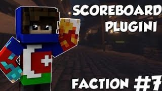 Minecraft Faction Server Kuriyoruz Bolum 7 Real Scoreboard Plugini [upl. by Ames]