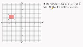 Dilation  When The Center Of Dilation Is Not The Origin [upl. by Loar]