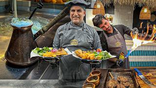 Cooking Northern Iranian Foods in a Luxurious Restaurant in Tehran [upl. by Affay]