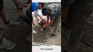 Heavy Duty Gas Powered Auger Post Hole Digger drilling goodtools smartwork craft viral short [upl. by Chen257]