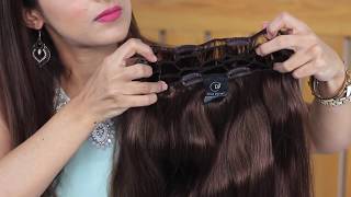 How to Use Hair Extensions  Partial Wig [upl. by Abbey]