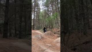 Big shark fin at Tuggeranong pines mtb mtb mtblifestyle [upl. by Llerehc]