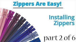 Installing Zippers [upl. by Eibocaj]