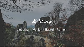 🥾 Malerweg Elbsandsteingebirge  Liebethal  Wehlen  Bastei  Rathen 4K [upl. by Eednas]