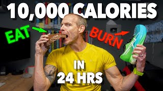 Trying The 10000 Calories EAT And BURN Challenge  As Done By Will Tennyson [upl. by Shanie]