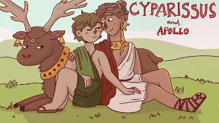 Cyparissus and Apollo and his stag  Myths [upl. by Nospmoht]