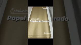 Papel Seda dorado y Plateado [upl. by Hastings]