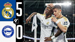 Real Madrid 50 Alavés  HIGHLIGHTS  LaLiga 202324 [upl. by Silber]