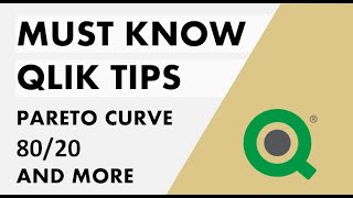 Qlik Sense  Must Know Tips 9  Pareto Curve 8020 rule and more [upl. by Ro]