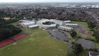 The Britwell and Beechwood school drone exploration drone dji aerialphotography aerialvideo [upl. by Ydna]