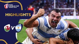 Sanchez seals stunning comeback  Wales v Argentina  Rugby World Cup 2023 Highlights [upl. by Sikes]