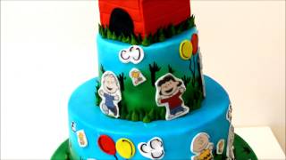 Snoopy Kids Cartoon Birthday Cake [upl. by Ashling]