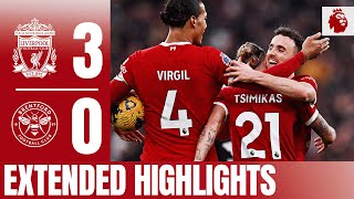 Extended Highlights Mo Salah amp Diogo Jota Goals in Anfield Win  Liverpool 30 Brentford [upl. by Akinaj235]