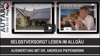 Auswertung SELBSTVERSORGT LEBEN IM ALLGÄU [upl. by Sim289]