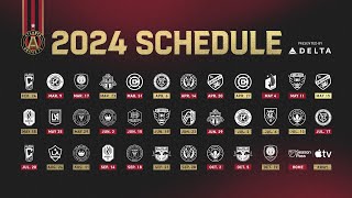 NOW BOARDING FOR 2024  Atlanta United 2024 MLS Schedule Release presented by Delta [upl. by Carmine]