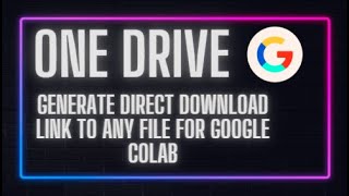 Create a direct download link for your files OneDrive and Google Drive [upl. by Genaro]