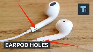 Why Apples Headphones Have Extra Holes In Them [upl. by Laerol]