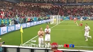 Granit Xhaka  Xherdan Shaqiri Celebration Goal Again Serbia [upl. by Llerehs450]