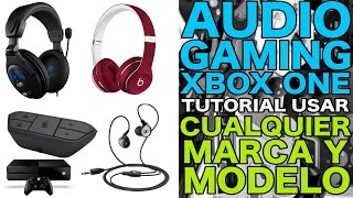 AUDIFONOS EN XBOX  TUTORIAL PARA USAR CUALQUIER MARCA Y MODELO [upl. by Cianca59]