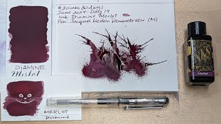 30inks30days June 2024 Day 14  Merlot [upl. by Parshall617]